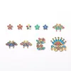 Accesorios para Uñas Arte Phoenix Corona y Túnica Roja Uñas de Boda Clásicas Doble Fénix Pieza de Cobre Decoración China para Uñas Venta al por Mayor