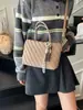 Bolso de Mano tipo Cubo con Forma de Diamante Bolso Cruzado para Mujer Nicho Retro Versátil para Viajar Bolso de Hombro Tote Comercio Exterior Transfronterizo