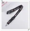 Porta gafete de identificación, cordón para teléfono móvil, correa para el cuello cultural, etiqueta tejida bordada de motocicleta, cordón con colgante de llavero de motocicleta