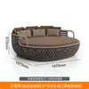 Cesta colgante para exteriores, columpio de patio, silla colgante de suelo de ratán para jardín exterior, silla sofá de nido de pájaro para exteriores