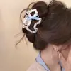 Nuevo Clip de Pinza para Perro con Puntos de Ola Hueca Lindo Colorido Pinza para el Cabello de la Parte Posterior de la Cabeza de Niña Pinza de Tiburón para Media Recogida