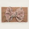 Diadema de Algodón con Estampado de Espiga Nuevo Europeo y Americano, Banda para el Cabello de Niños, Verano Fina de Color Sólido, Accesorios para el Cabello de Bebé, Pañuelo para la Cabeza de Niñas