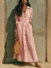 Colección de otoño 2026 europea y americana: Vestido largo blanco de alta gama, ajustado en la cintura, corte holgado, ropa para mujer talla grande, un artículo popular para ventas transfronterizas