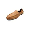 Mocasines Retro de 1.5cm, Zapatos Planos Cómodos para Caminar, Nuevo Estilo Primavera y Otoño 2026, Zapatos de Cuero sin Cordones Puntiagudos Cuadrados