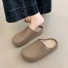 Pantuflas de algodón impermeables para mujer, para uso exterior en otoño e invierno, nuevo estilo 2026, para uso interior y en casa, antideslizantes, cálidas y con forro de felpa, adecuadas para parejas