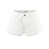 Shorts de Mezclilla Retro Franceses con Abertura para Mujer 2026 Verano Nueva Moda Versátiles de Tiro Bajo Hot Pants Azul Oscuro Azul Claro Algodón