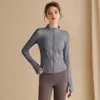 Ropa deportiva, Ropa de yoga, Chaqueta, Ajuste ceñido para mujer, Secado rápido, Top deportivo para correr, fitness, pilates, Ropa de ciclismo