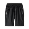 Cross-border atacado verão ao ar livre quinta calça masculina de seda gelo ao vivo plus size basquete calças esportivas de secagem rápida alongamento