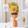 Regalo para el Día del Maestro Toma la Corona Ramo Bijie Ji Profesor Flor Tejida Ramo de Girasoles Souvenir