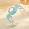 Nueva Moda Pulsera de Hoja de Metal Diseño de Nicho Espiga Oreja de Trigo Árbol Hoja Brazalete Abierto Fabricante Mayorista Transfronterizo Joyería