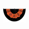 Fornecimento transfronteiriço: Bandeira leque dobrável de Halloween, 45x90cm, Bandeira semicircular de Halloween, impressa digitalmente, em estoque