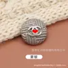 Botones Dobles C Botones Metálicos Cosidos a Mano Estilo Pequeño Fragante Botones para Chaqueta de Abrigo de Lana Traje Falda