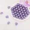 Perlas Sueltas de Cristal Imitación Shijia con Medio Agujero Accesorios para Joyería Hecha a Mano DIY Pendientes Anillo Colgante Lote