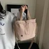Bolsa Casual Feminina 2025 Nova Nylon Cordão Cordão Bolsa de Ombro Fitness Yoga Transversal Bolsa Tote para Trabalho