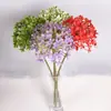 Flores de Hortensia para Boda Banquete de Compromiso Decoración Techo Salón de Bodas Fondo Arreglo Floral Paisajismo Materiales Florales Accesorios DIY Flores Artificiales
