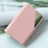 Porta-Cartões de Visita com Gravação para Homens e Mulheres, Porta-Cartões de Visita Moderno, Caixa de Cartões de Visita Feminina de Grande Capacidade, Gravação Personalizada Criativa