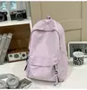 Mochila de Gran Capacidad, Alta Calidad, Color Sólido, Nueva Mochila Escolar de Moda Versátil, Mochila Gruesa Multifuncional para Viajes de Estudiantes