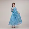 Vestido Floral Novo 2026 para Baile de Formatura, Festa Anual, Cerimônia de Adulto, Vestido de Noite de Apresentadora Estilo Floresta, Vestido de Aniversário Atacado