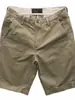Shorts Casuales Caqui para Hombre, Marca de Moda, Ropa de Verano para Exteriores, Corte Holgado, Talla Grande, Shorts de Longitud Media, Comercio Transfronterizo