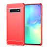 Capa para Celular Samsung S10/S10+ Galaxy S10E/Lite/5G Capa Protetora Escovada Concha Macia Sucção Magnética