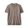 Ropa Masculina Apo Transfronteriza Vintage Patrón de Diamantes Manga Corta Camisa Polo de Punto para Hombre, Estilo Veraniego Old Money, Top Sencillo y Versátil.