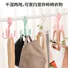 Solución de Almacenamiento Multifuncional para Armario y Dormitorio, Gancho Giratorio de Cuatro Garras, Tendedero Creativo para Ropa, Perchero para Abrigos y Sombreros, Soporte para Bufandas