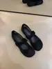 Sapatos Mary Jane Chuyuji com Bolinhas Francesas e Laço para Mulheres, Primavera/Verão 2026, Doces e Delicados, Adequados para Saias, com uma Única Tira