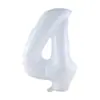 Globos Digitales de 32 pulgadas Empacados Individualmente, Decoraciones de Cumpleaños Versión Americana, Globos Decorativos Flotantes de Papel de Aluminio con Helio