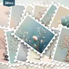 36 Adesivos de Carimbos Florais, Árvores e Animais com Tema de Cura em Design de Aquarela Estilo Floresta para Diário DIY e Decoração de Cartões Atacado