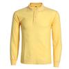 Camisa Polo para Hombre Manga Larga Otoño e Invierno 2022 Nuevo Cuello Solapa Algodón de Fibra Larga Color Sólido Casual de Negocios Camiseta Personalizada Top