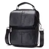 Bolso de Exportación para Hombre de Cuero Genuino, Maletín Casual, Bolso de Documentos de Negocios para Hombre, Bolso Cruzado de Piel de Vaca, Bolso de Hombro de Alta Gama, Moderno