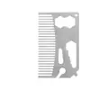 Peine de acero inoxidable para peluquería del fabricante, peine plegable, peine de aceite, peine para barba, peine para estilizar la barba de hombre, peine de plástico portátil