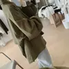 Chaqueta de Algodón Holgada Estilo Perezoso Estilo Japonés Vintage para Mujer Otoño 2026 Nuevo Cuello Alto Talla Grande Ropa de Trabajo Superior Casual