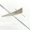 Pinza metálica para el pelo Color níquel perla pinza para flequillo ovalada DIY pinza inferior pinza lateral pinza triangular para el pelo pinza de moda para todo