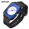 Reloj para Estudiante Transmisión en Vivo Venta Caliente Cuadrado Simple Luminoso Reloj de Examen Modelo Unisex Solo Muestra la Hora Reloj de Cuarzo