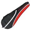 Bolsa para Raqueta de Bádminton Negra Lisa Sin Estampado Bolso de Hombro Cruzado Portátil Bolsa de Almacenamiento Resistente al Desgaste a Prueba de Polvo Tela Oxford