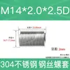 Fabricante en stock acero inoxidable 304 rosca métrica gruesa manguito roscado de alambre de acero tornillo de roscado protectores tornillo de roscado protector M2-M24