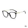 Mukoo Gafas Marcos de Gafas Transparentes de Colores Dulces Edición Limitada Marcos de Mariposa Minimalistas Versátiles para Hombres y Mujeres