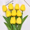Mini Flor Tulipa Artificial de Plástico PU Flor Falsa Comércio Exterior Transfronteiriço Flor de Seda Casamento Decoração de Casa Fábrica de Flores Atacado