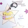 Yugui Perro Ins Kulomi Sanrio Periférico Transparente de Doble Cara Lindo Colgante Acrílico Dibujo Animado Llavero