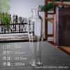 Adornos de Jarrón de Cristal Transparente Arreglo Floral Dispositivo Hidropónico para Flores Lujo Ligero Mesa de Comedor Sala de Estar Botella de Sauce Estilo Zen Chino Botella Guanyin