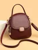 Nova Bolsa para Celular 2026 Fashion Versátil Bolsa de Mão para Mães, Grande Capacidade, Multicamadas Couro Macio Bolsa Pequena de Ombro Transversal