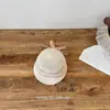 Sombrero de Paja Ecuestre para Niños y Niñas, Gorra Transpirable de Verano con Visera Corta y Cinta, Gorra de Béisbol Única para Niños a la Moda