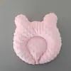 Almohada con forma de bebé recién nacido almohada de algodón en forma de U almohada de oso para bebé almohada con forma para corrección parcial de la cabeza almohada para bebé