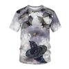 Camiseta para Hombre, Ropa Y2K, Cómics, Camiseta de Halloween, Fantasma