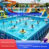 Piscina para Uso Doméstico, Piscina Grande Externa Estrutural para Adultos e Crianças, Piscina Dobrável Espessa, Reservatório de Água Móvel Comercial
