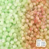 Cuentas que Cambian de Color UV de 10 mm Cuentas que Cambian de Color de Resina con Purpurina Cuentas Sueltas de Sirena Cuentas Redondas Accesorios para Manualidades Cuentas