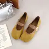 Zapatos retro estilo francés Mary Jane para mujer, nuevo modelo de otoño, cómodos para usar al aire libre, con aumento interno de altura, punta cuadrada, zapatos de un solo color de corte bajo