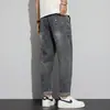 Calça Jeans Masculina 2026 Primavera/Verão Novo Estilo, Única e Simples, Marca Versátil na Moda, Calça Harem Casual Slim-Fit para Homens