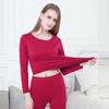 Nuevo Conjunto de Ropa Interior Térmica para Mujer Tallas Grandes, Ropa Interior Térmica Oversize para Hombre y Mujer, Conjunto de Camisetas y Pantalones Térmicos de Algodón mm, Adelgazante y Moldeador